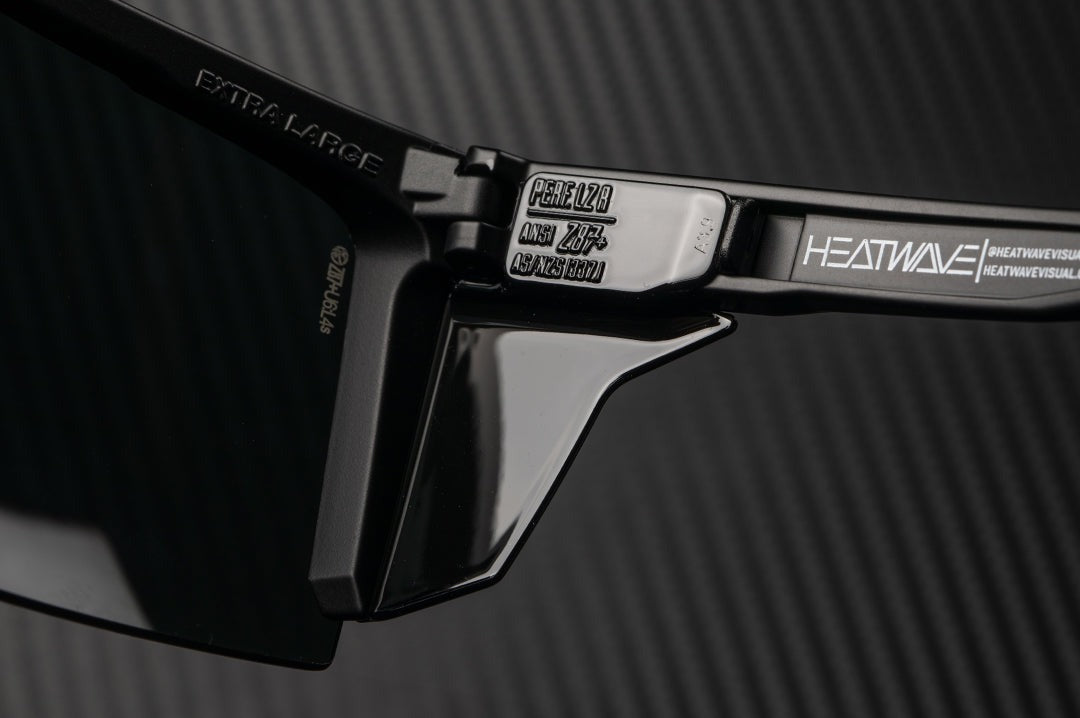 Heat Wave Performance XL Lazer Face Black Z87+ Sunglasses