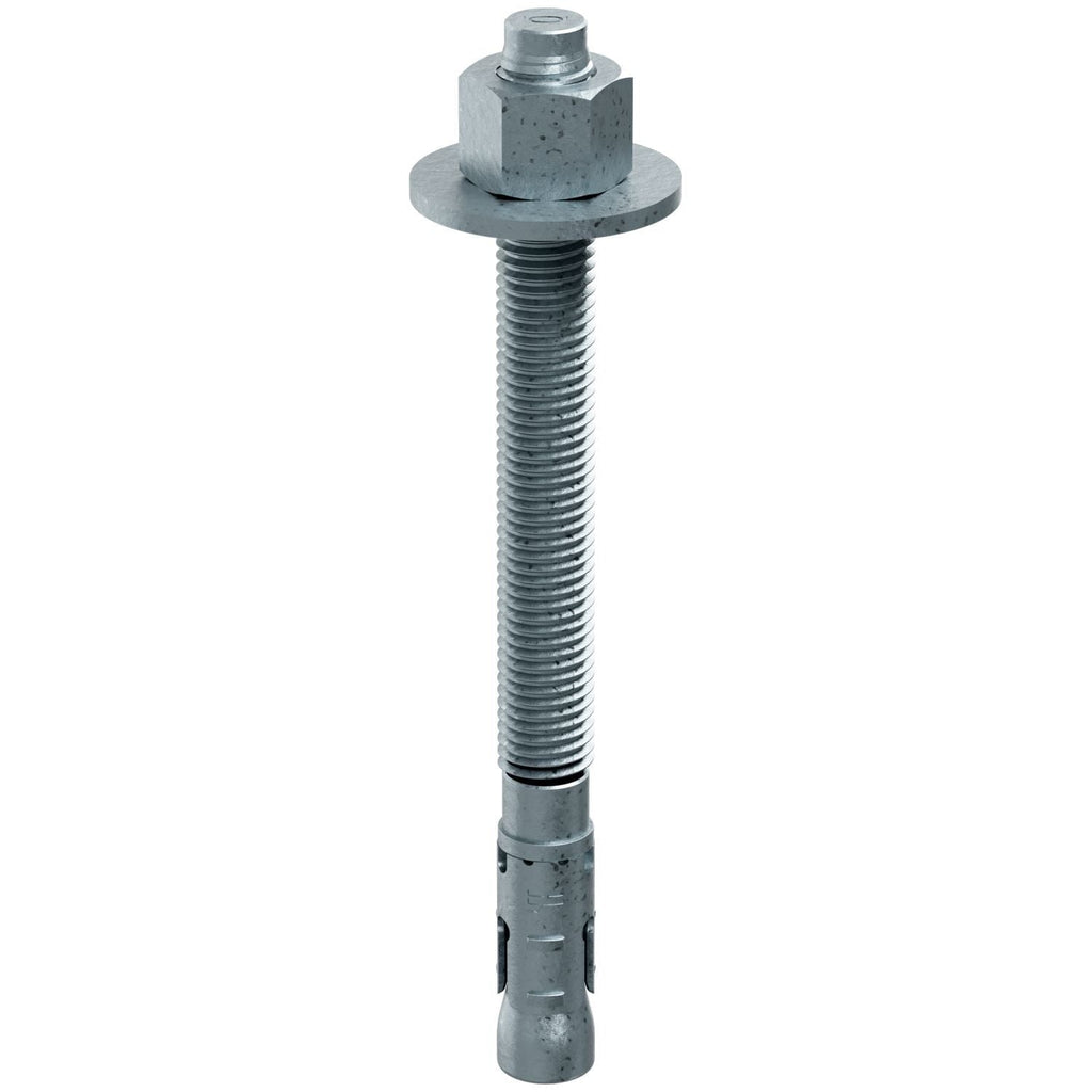 Simpson Strong-Tie STB2-75812MGF8 Strong-Bolt 2, 3/4-in. x 8-1/2-in. Mechanically Galvanized Wedge Anchor, Fully Assembled, 8-Pack