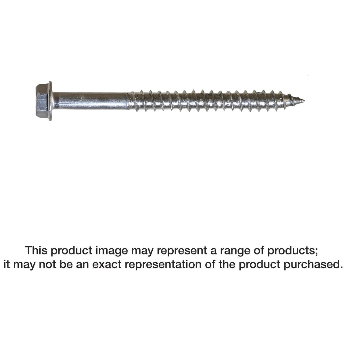 Simpson Strong-Tie SDWH19500SS-R100 Strong-Drive SDWH TIMBER-HEX SS Screw, 0.185-in. x 5-in. 5/16 Hex, Type 316, 100-Pack