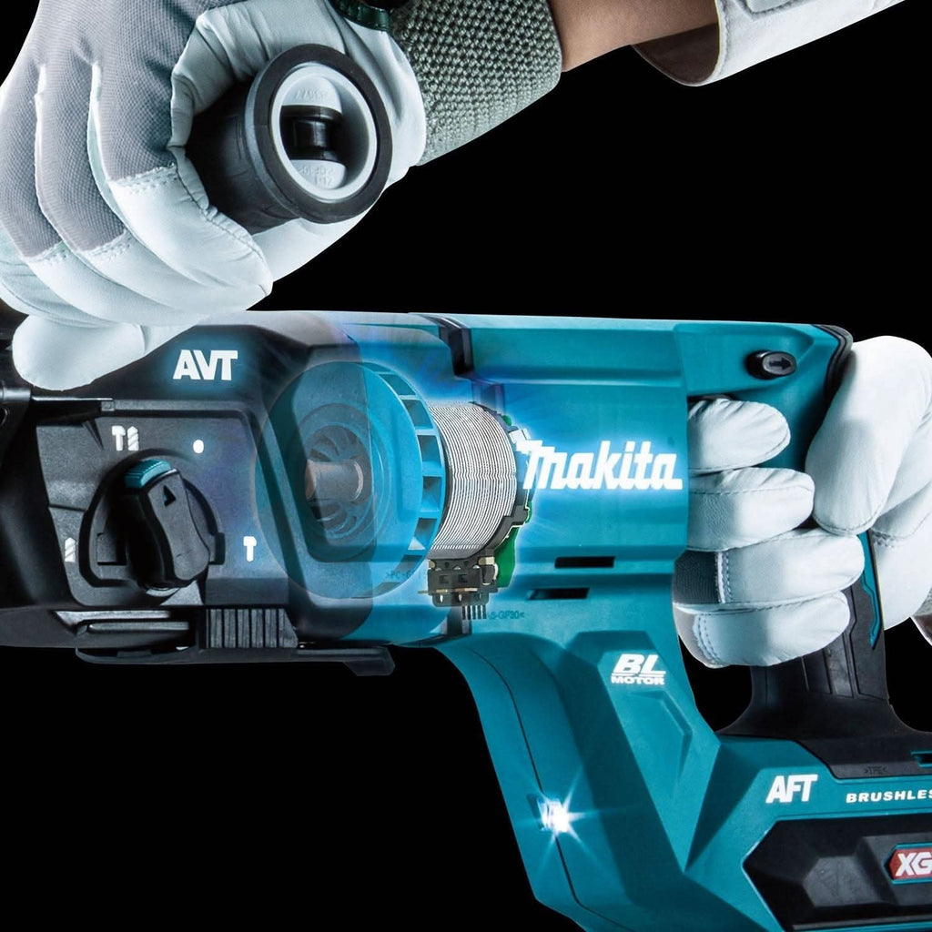 Makita GRH07Z 40V max XGT Brushless Cordless 1-1/8" SDS-PLUS AVT Rotary Hammer (D-Handle), AFT, AWS Capable, Tool Only