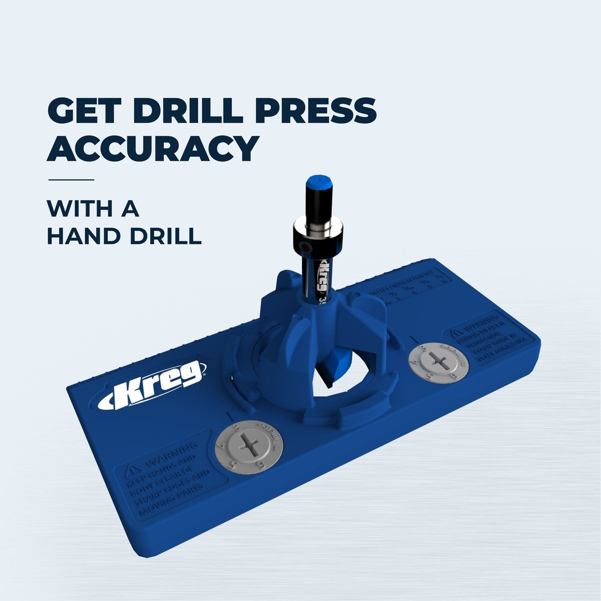 Kreg Concealed Hinge Jig with 35 mm Carbide-Tipped Bit for Cabinet Door Installation (KHI-HINGE)