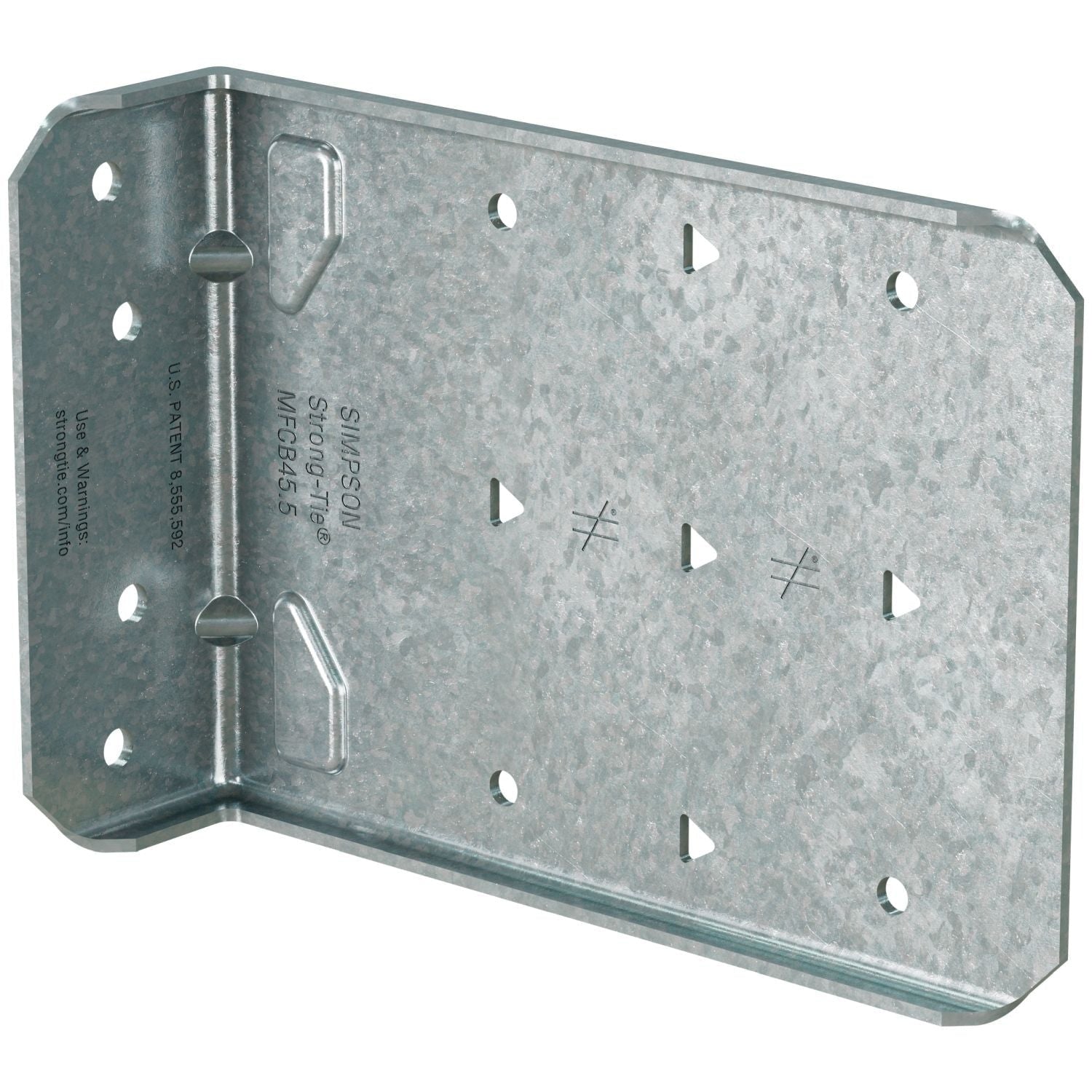 Simpson Strong-Tie MFCB45.5-R25 MFCB 5-1/2-in. Bypass Framing Fixed-Clip Connector, 25-Pack