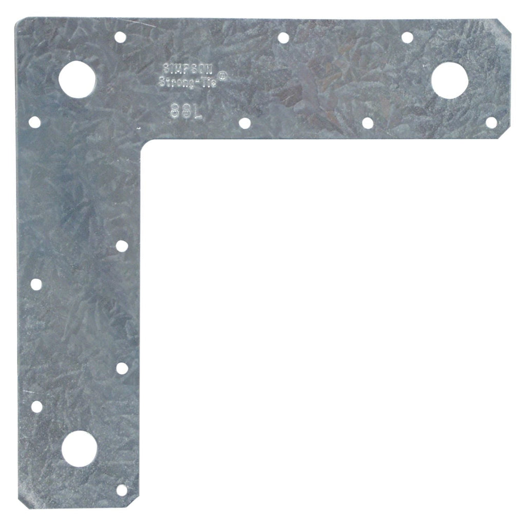 Simpson Strong-Tie 88L 8-in. x 8-in. 14-Gauge Galvanized L Strap