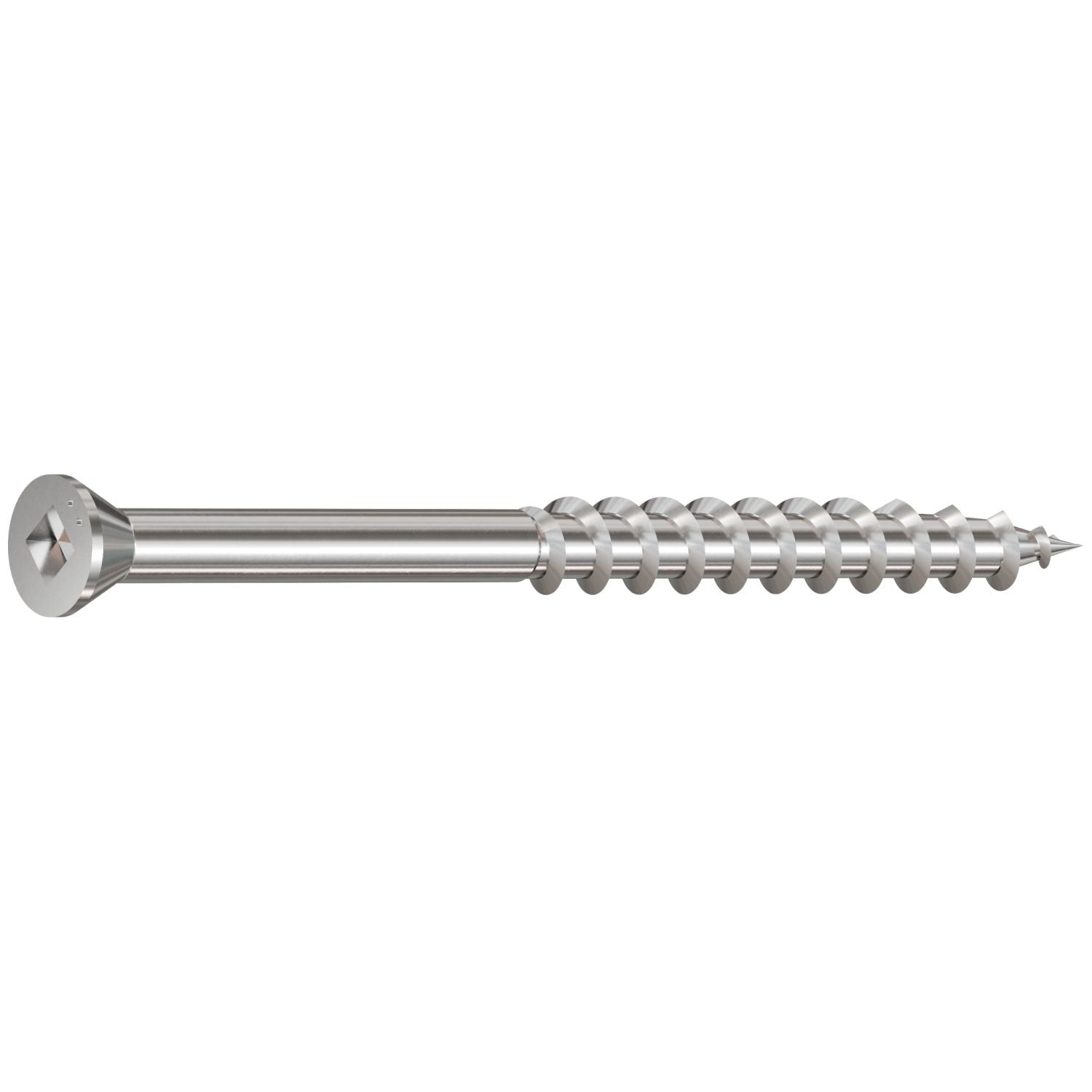 Simpson Strong-Tie S07C225PAK Trim-Head Screw, Square Drive, #7 x 2-1/4-in. #1 SQ, Type 305, 350-Pack