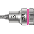 Wera 8740 B Hf Zyklop Bit Socket With Holding Function, 3/8-in. Drive, 3x35-mm.