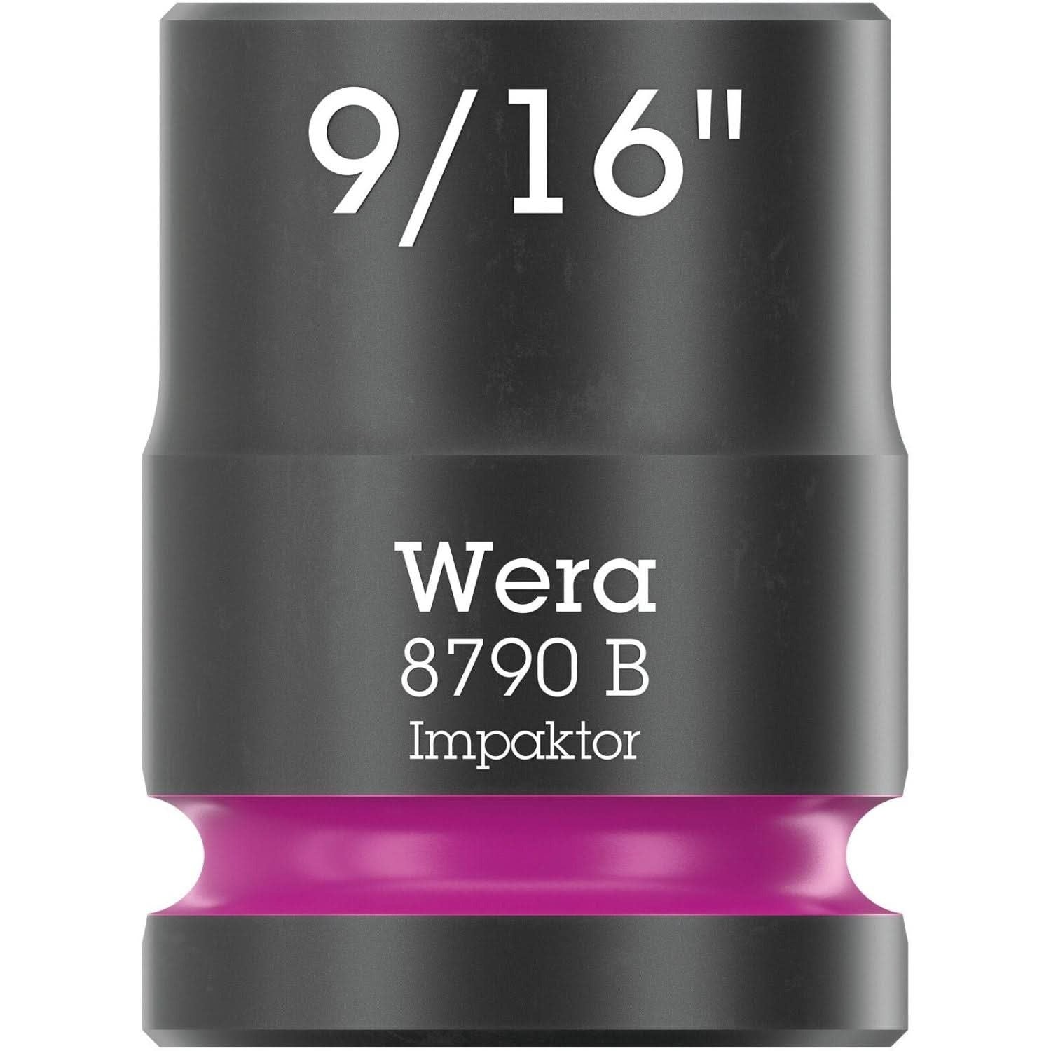Wera 8790 B Impaktor Socket With 3/8-in. Drive, 9/16-in.x30-mm.