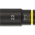 Wera 8790 B Impaktor Deep Socket With 3/8-in. Drive, 22x63-mm.