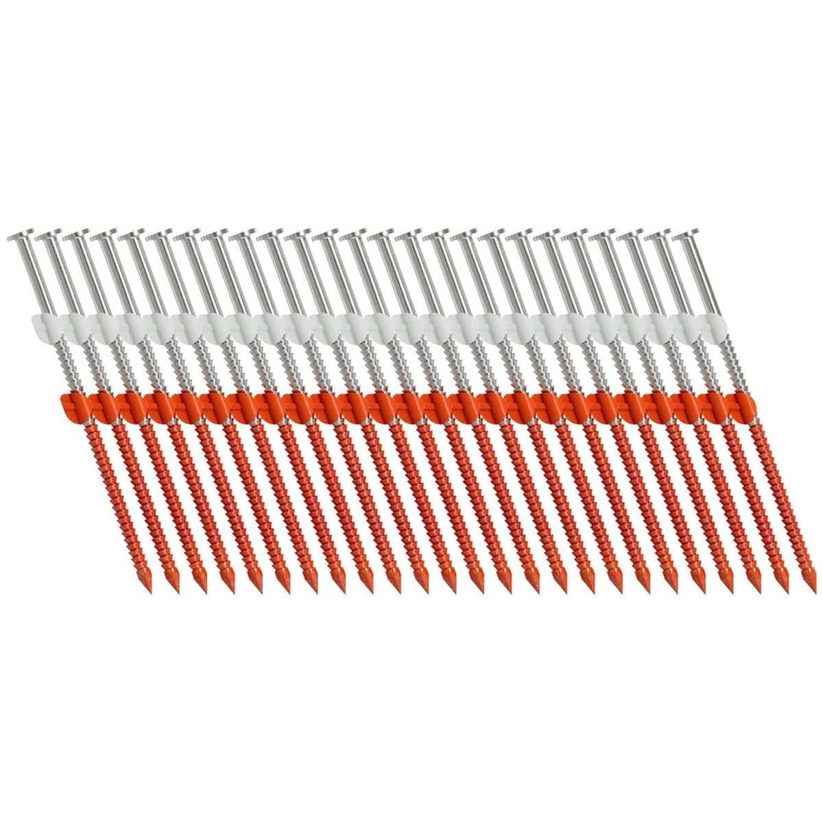 Simpson Strong-Tie S10A350CNB 20°–22° Plastic Strip, Full Round Head, Ring-Shank Nail, 3-1/2-in. x .131-in. Type 304, 4000-Pack