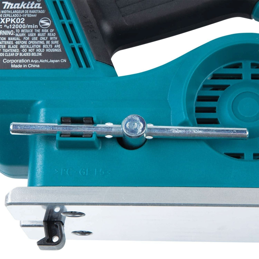 Makita XPK02Z 18V LXT Lithium-Ion Brushless Cordless 3-1/4" Planer, AWS Capable, Tool Only