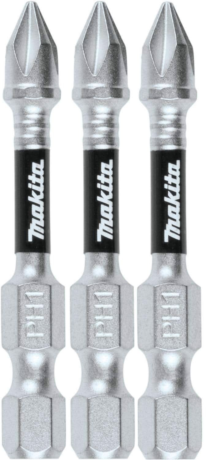 Makita E-00767 Impact XPS #1 Phillips 2" Power Bit, 3/pk