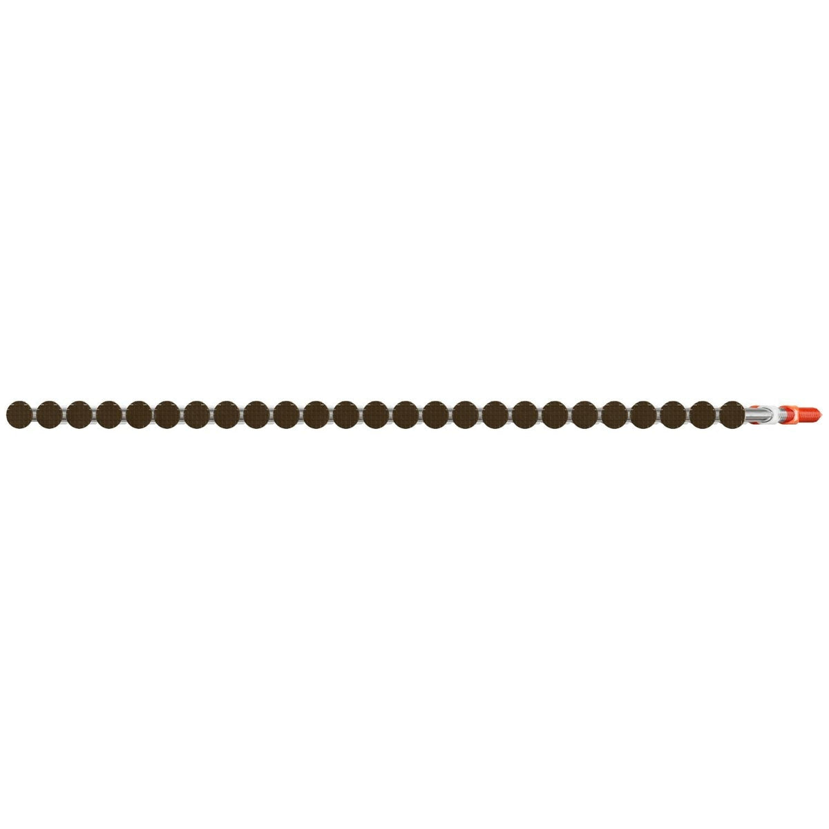 Simpson Strong-Tie S11A237KJB 20–22° Plastic Strip, Casing Head, Ring-Shank Nail, 2-3/8-in. x 11 ga. Brown, 1000-Pack