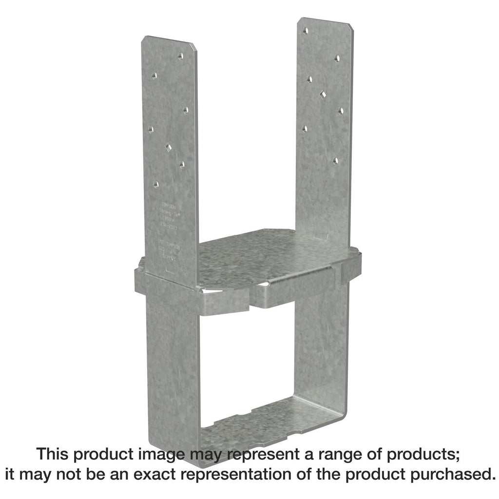 Simpson Strong-Tie CBSQ66-SDS2HDG CBSQ Hot-Dip Galvanized Standoff Column Base for 6x6 with SDS Screws