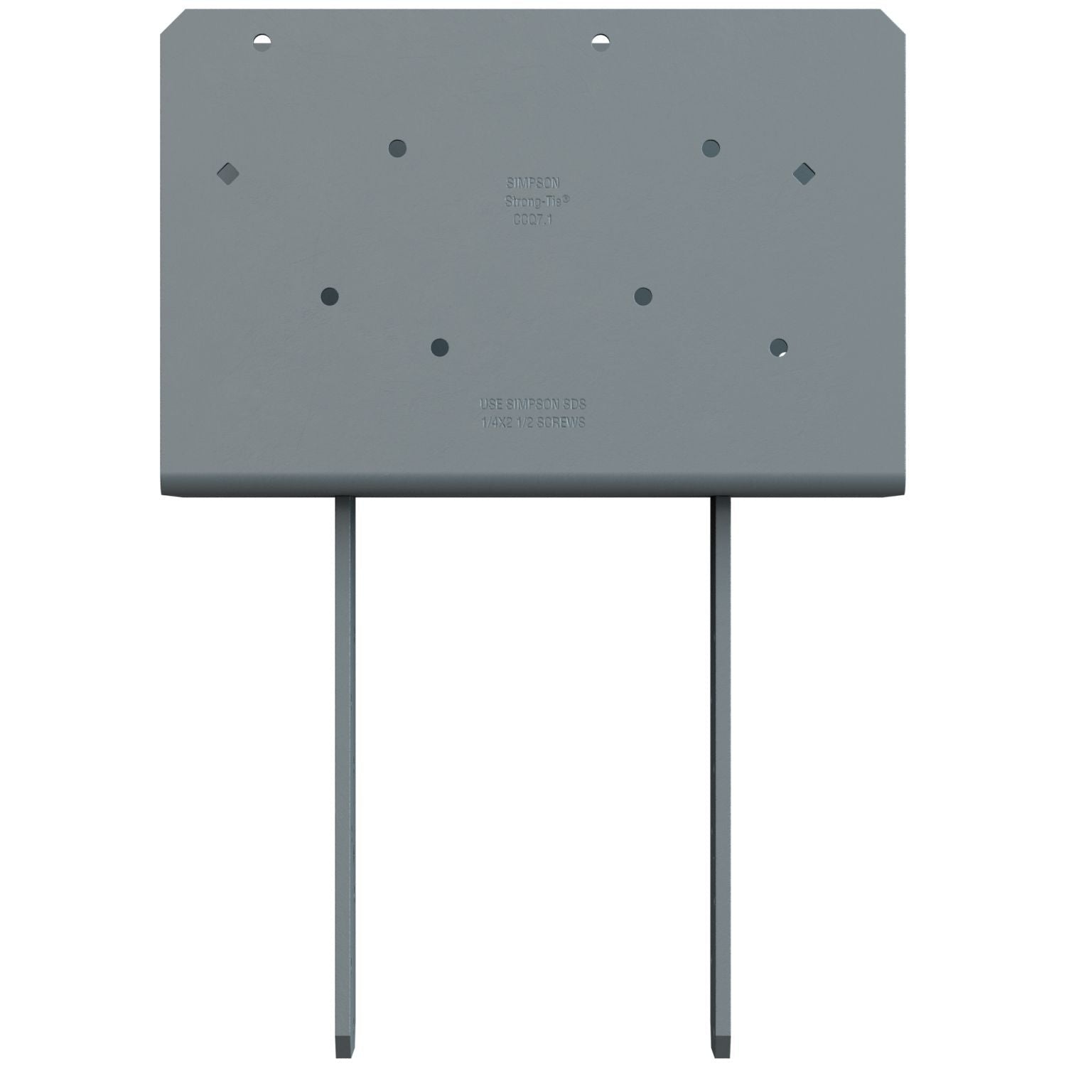 Simpson Strong-Tie CCQ7.1-6SDS2.5 CCQ Column Cap for 7-in. Beam, 6x Post with Strong-Drive SDS Screws