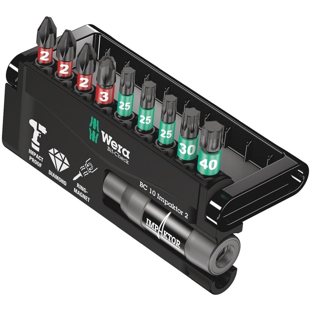Wera Bit-Check 10 Impaktor 2, 10-Pieces
