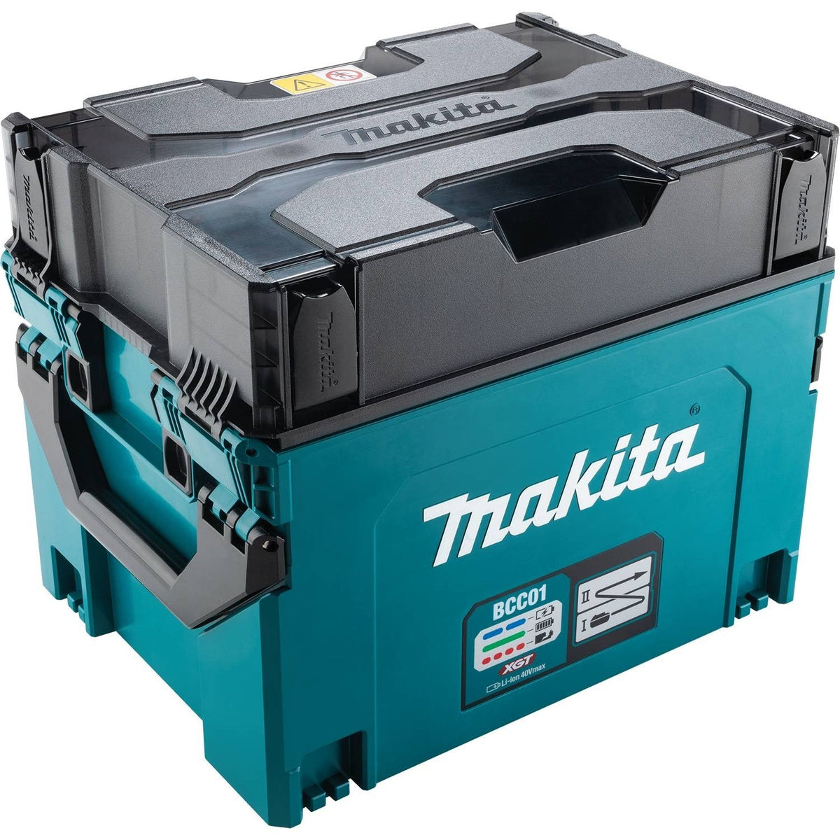Makita BCC01 40V max XGT and 18V LXT 8-Port Charging Case