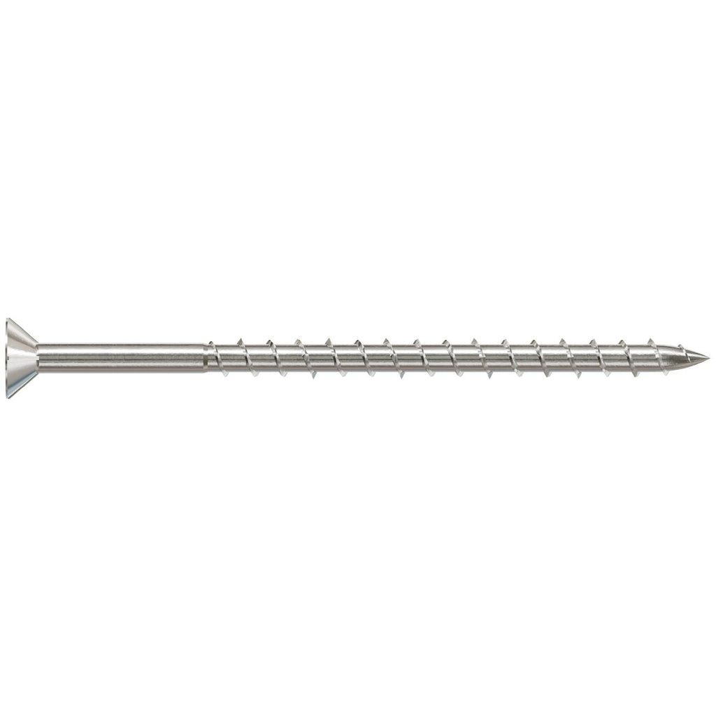 Simpson Strong-Tie T08300WPF5 Deck-Drive DWP WOOD SS Screw, #8 x 3-in. T-20, Flat Head, Type 316, 5-lb.