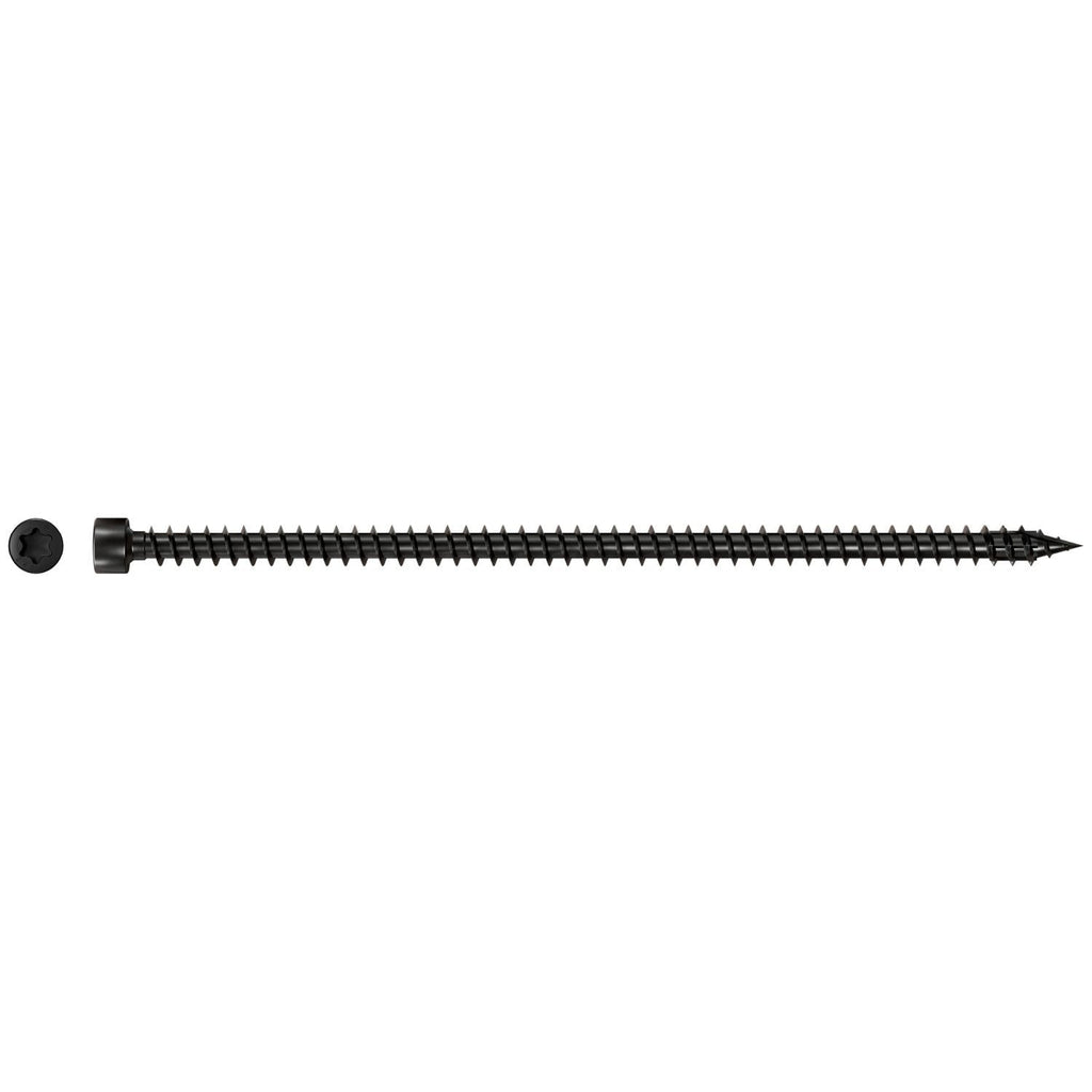 Simpson Strong-Tie SDCFC10X240-R25 Strong-Drive SDCFC TIMBER-CFC Screw, 0.390-in. x 9-1/2-in. T50, E-Coat, 25-Pack