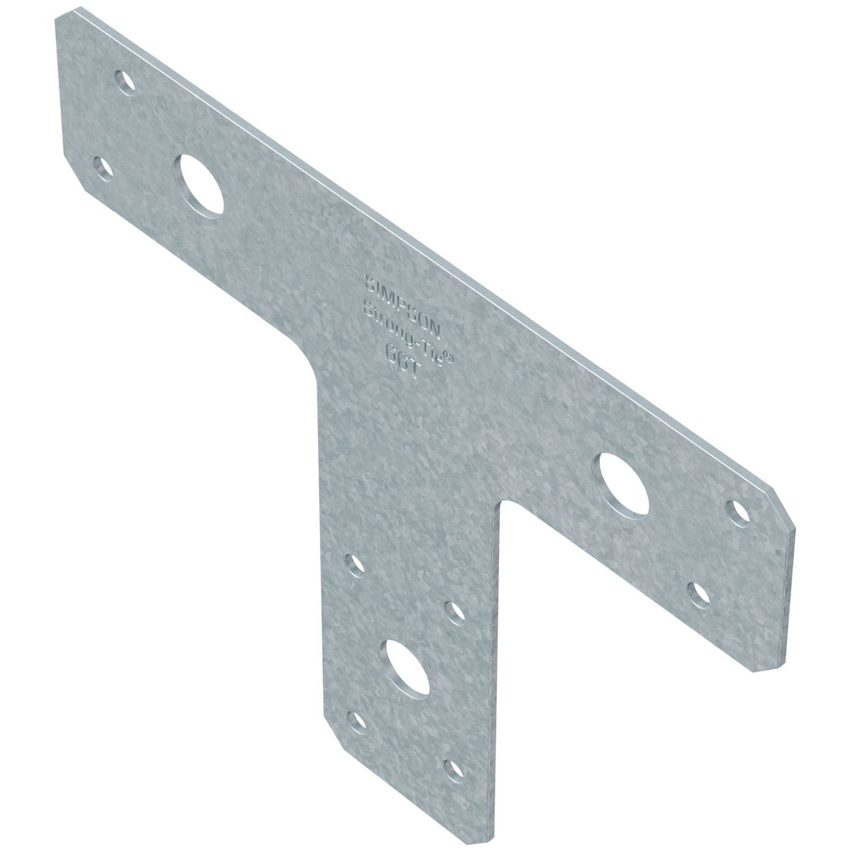 Simpson Strong-Tie 66T 6-in. x 5-in. 14-Gauge Galvanized T Strap