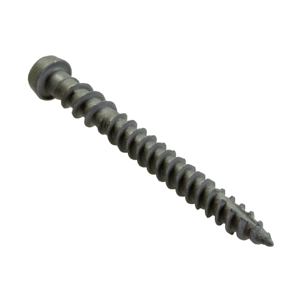 Simpson Strong-Tie DCU2GRR350 Deck-Drive DCU COMPOSITE Screw, #10 x 2-in. T20, Quik Guard, Gray, 350-Pack