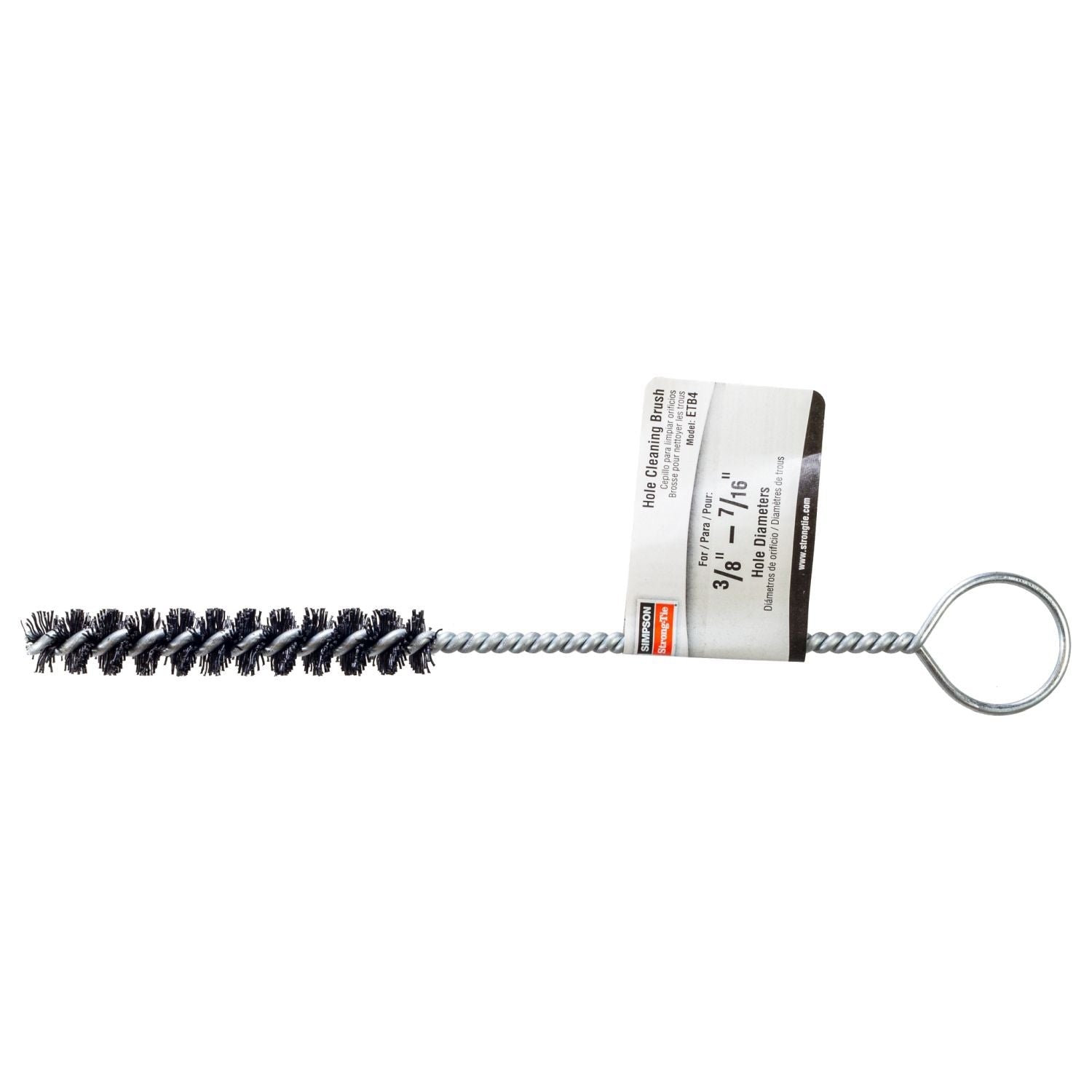 Simpson Strong-Tie ETB4 ETB 1/2-in. x 8-in. Nylon Hole-Cleaning Brush