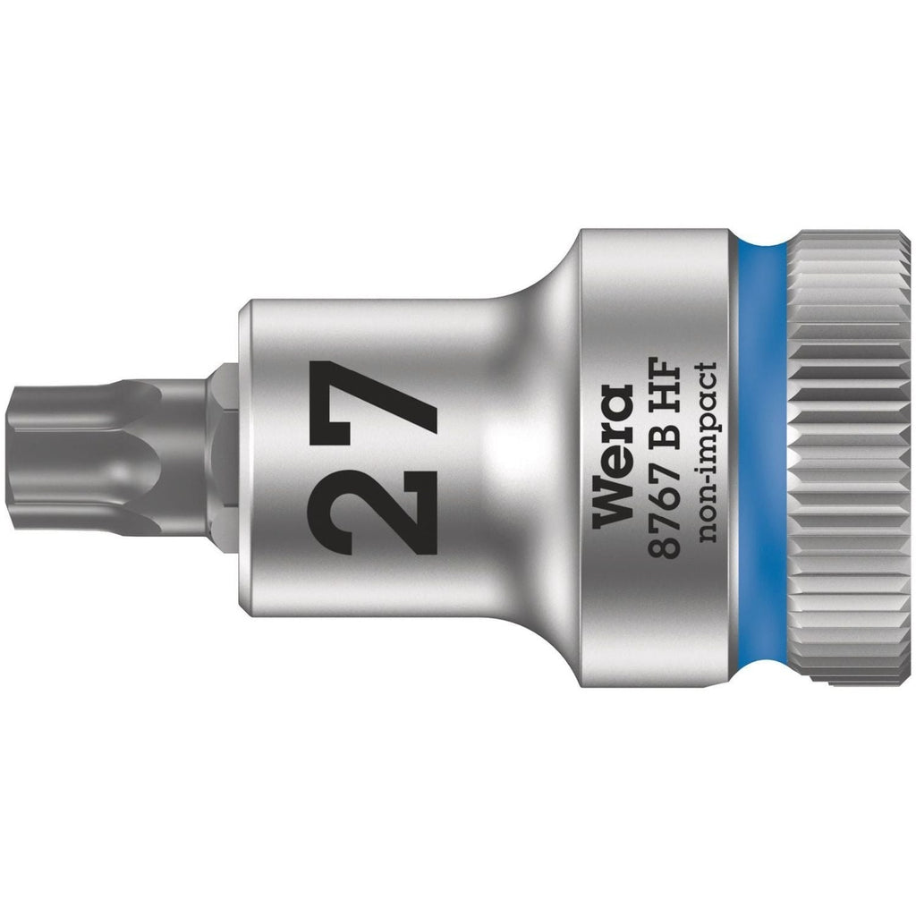 Wera 8767 B Hf Torx Zyklop Bit Socket With Holding Function, 3/8-in. Drive, Torx 27x35-mm.