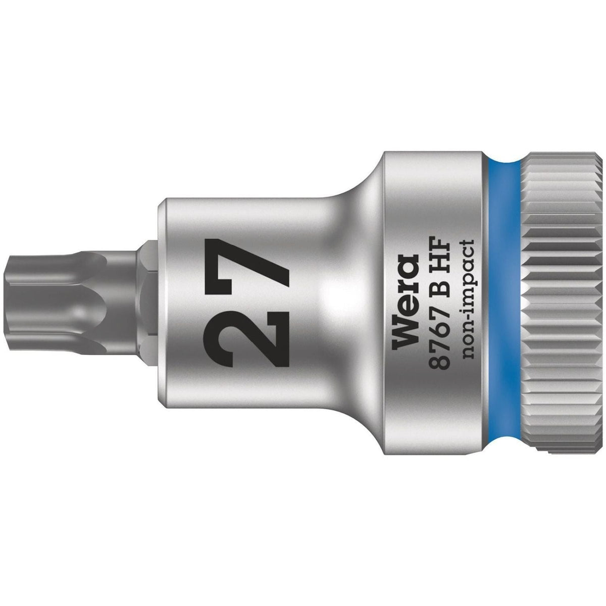 Wera 8767 B Hf Torx Zyklop Bit Socket With Holding Function, 3/8-in. Drive, Torx 27x35-mm.
