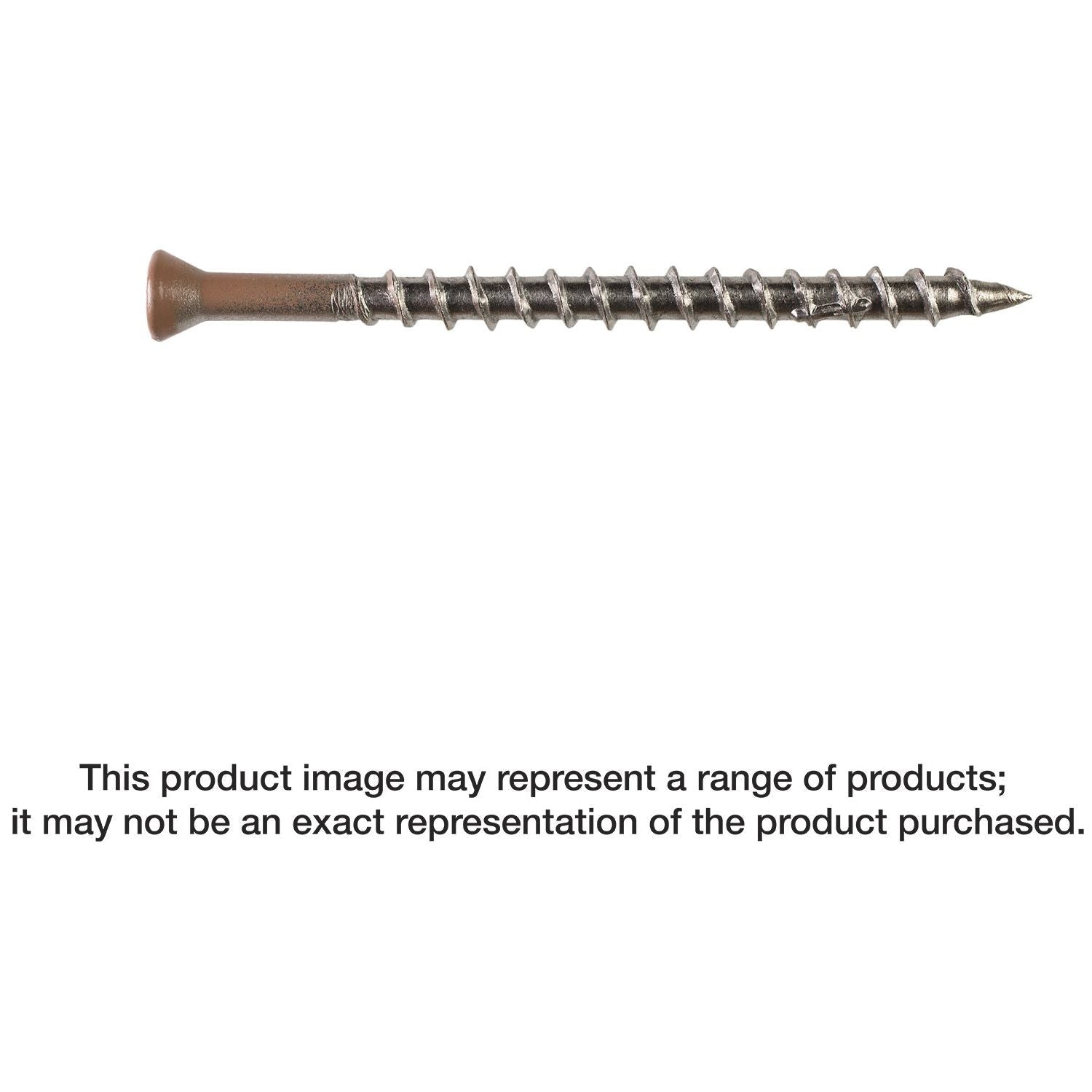 Simpson Strong-Tie T07125WPB Deck-Drive DWP WOOD SS Screw, #7 x 1-1/4-in. T15, Trim Head, Type 316, 5000-Pack