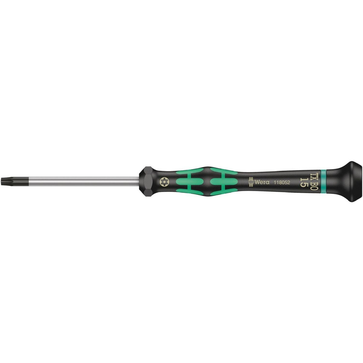 Wera 2067 Torx Bo Screwdriver For Tamper-Proof Torx Screws For Electronic Applications, Torx 15x60-mm.
