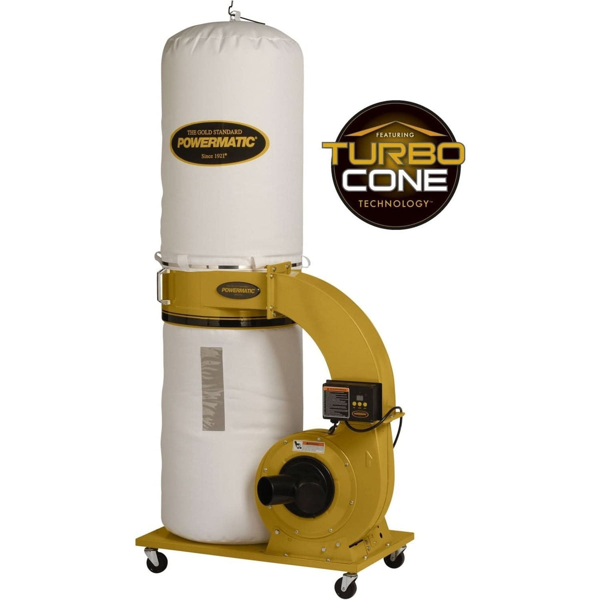 Powermatic 1791078K PM1300TX-BK Dust Collector, 1.75HP 1PH 115/230V, 30-Micron Bag Filter Kit