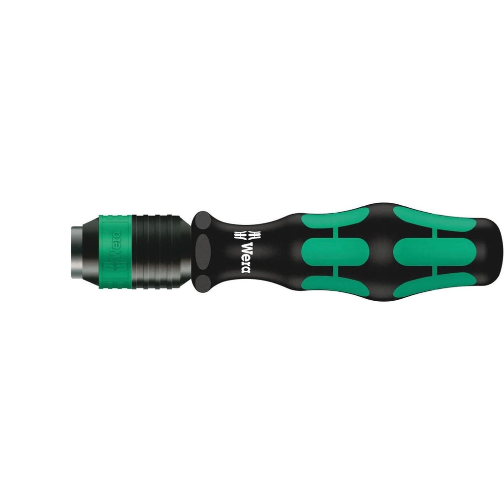 Wera 813 R Bitholding Screwdriver With Rapidaptor Quick-Release Chuck, 1/4-in.x90-mm.