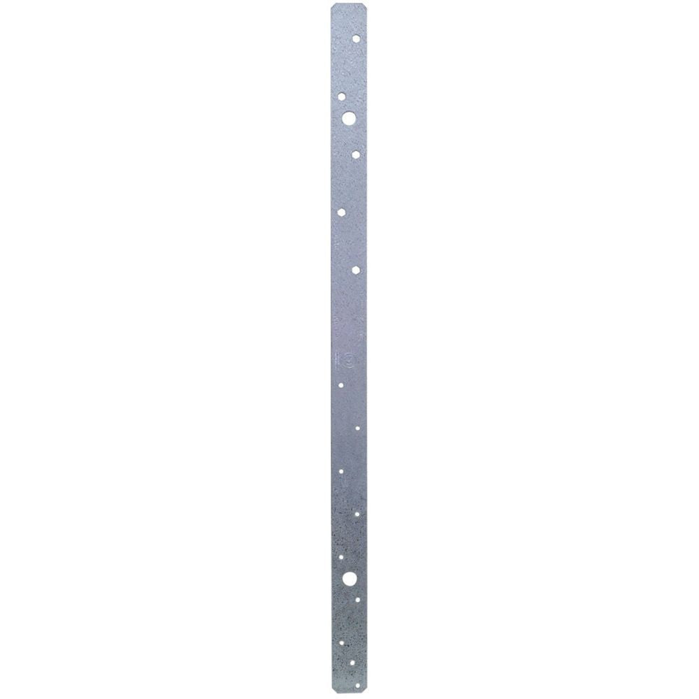 Simpson Strong-Tie MSTAM24Z MSTAM 24-in. 18-Gauge ZMAX Galvanized Medium Strap Tie for Masonry