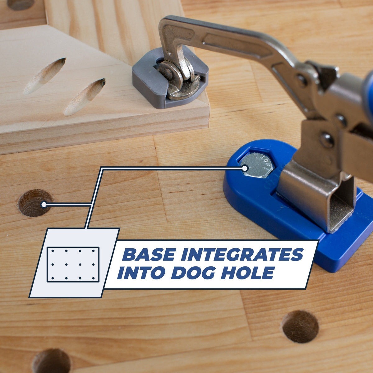 Kreg Tool Automaxx 3-in. Bench Clamp Kit with Bench Clamp Base (KBC3-BAS)