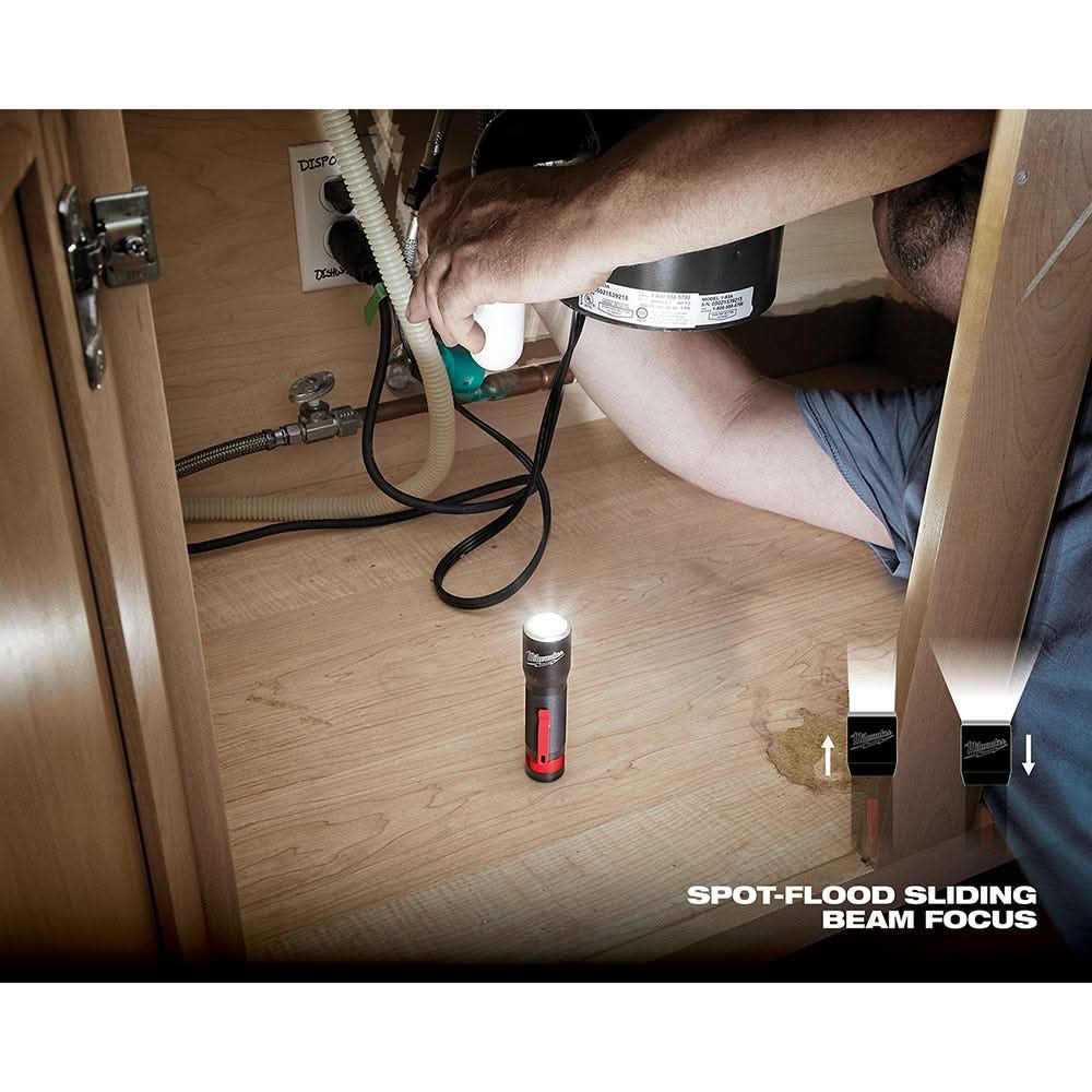 Milwaukee 2107S 325-Lumen Focusing Flashlight w/ Holster