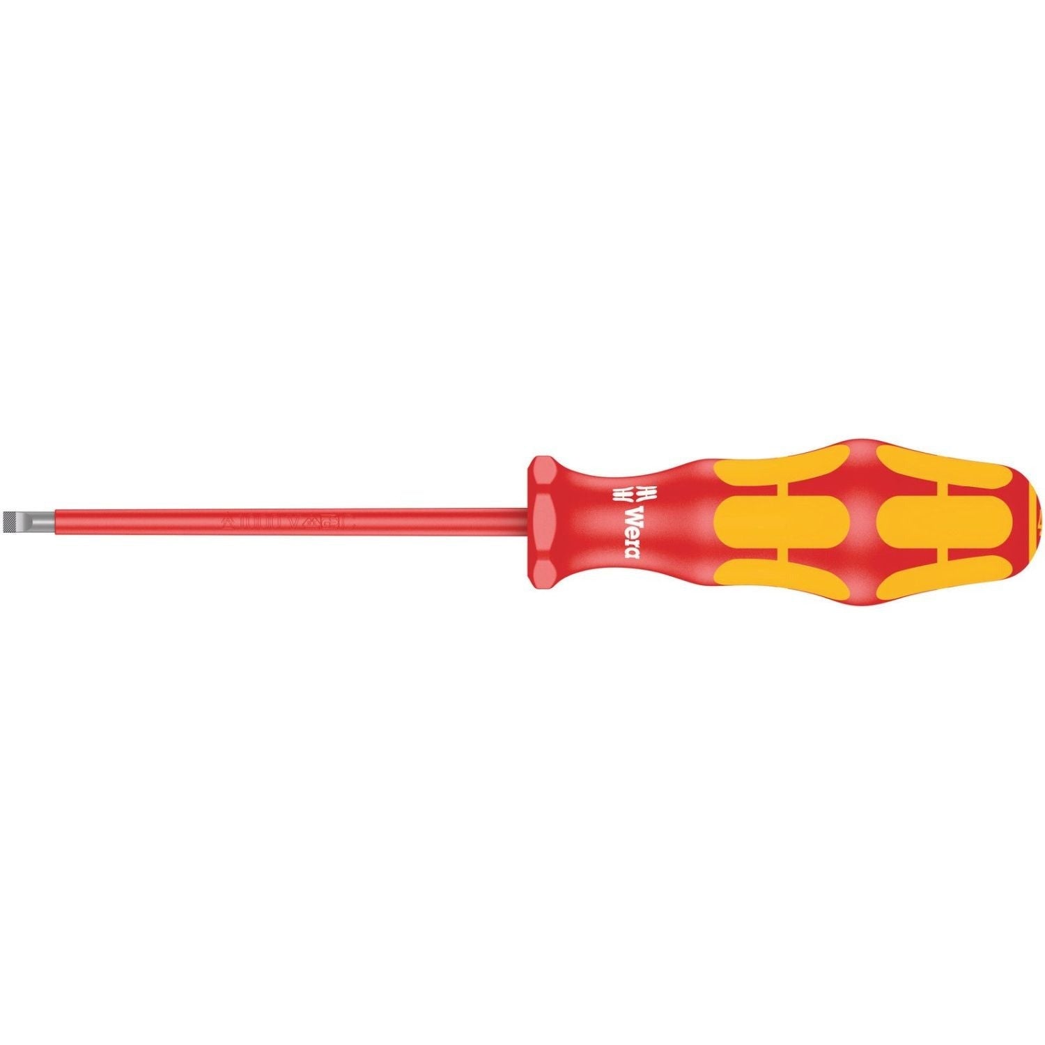 Wera 160 I VDE Insulated Screwdriver For Slotted Screws, 1.2x8x175-mm.