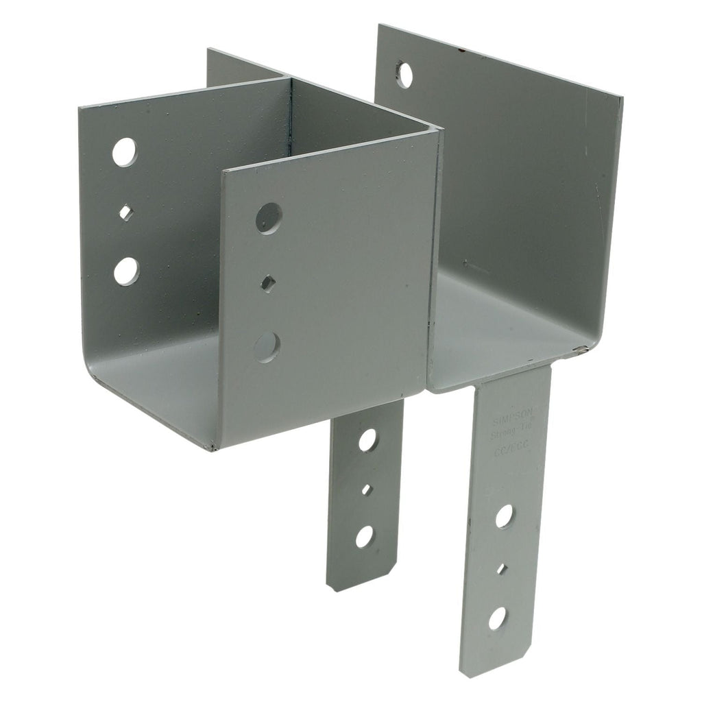 Simpson Strong-Tie L-Shape End Column Cap for 6x Beams, 6x Post, Skewed Right (ECCLR666)