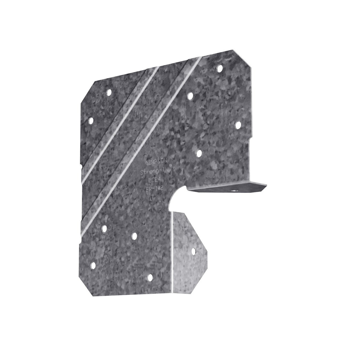 Simpson Strong-Tie LCE4 LCE Galvanized End Post Cap for 4x
