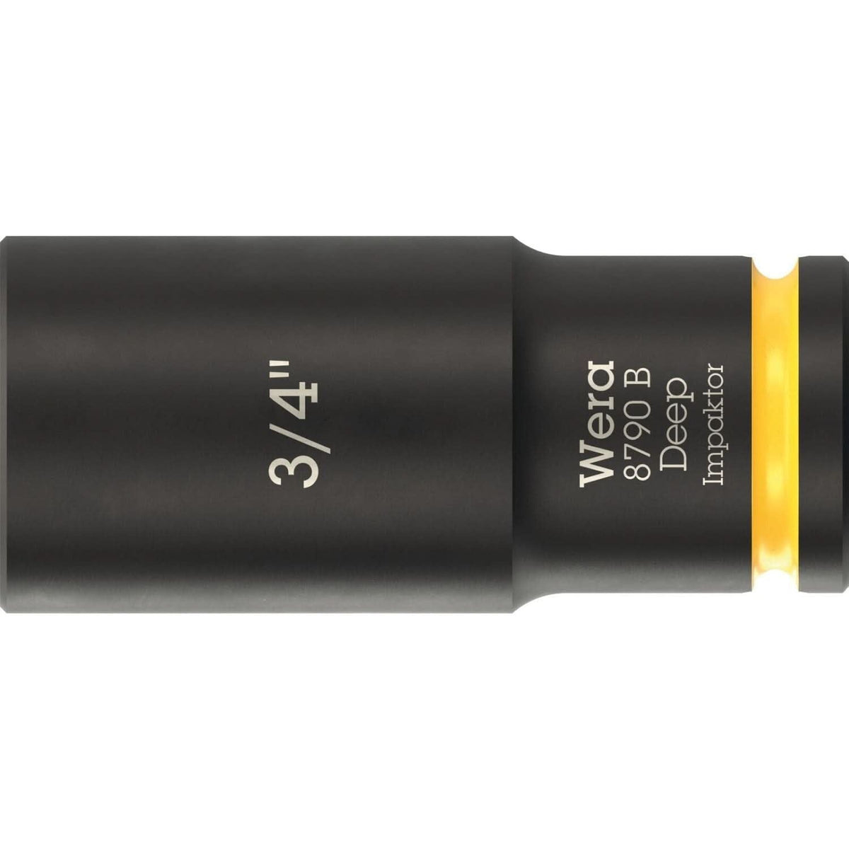 Wera 8790 B Impaktor Deep Socket With 3/8-in. Drive, 3/4-in.x63-mm.