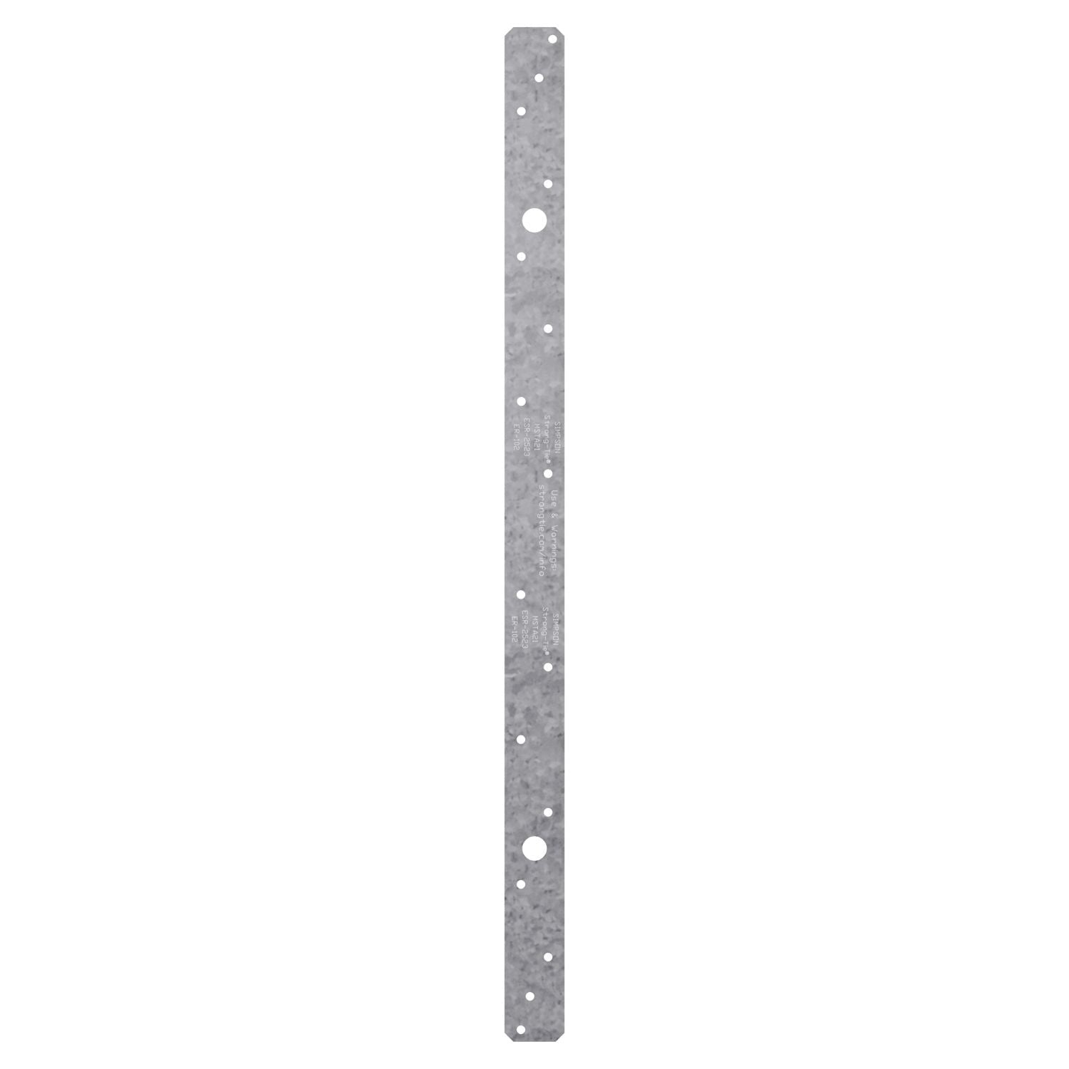 Simpson Strong-Tie MSTA21 MSTA 21-in. 18-Gauge Galvanized Medium Strap Tie