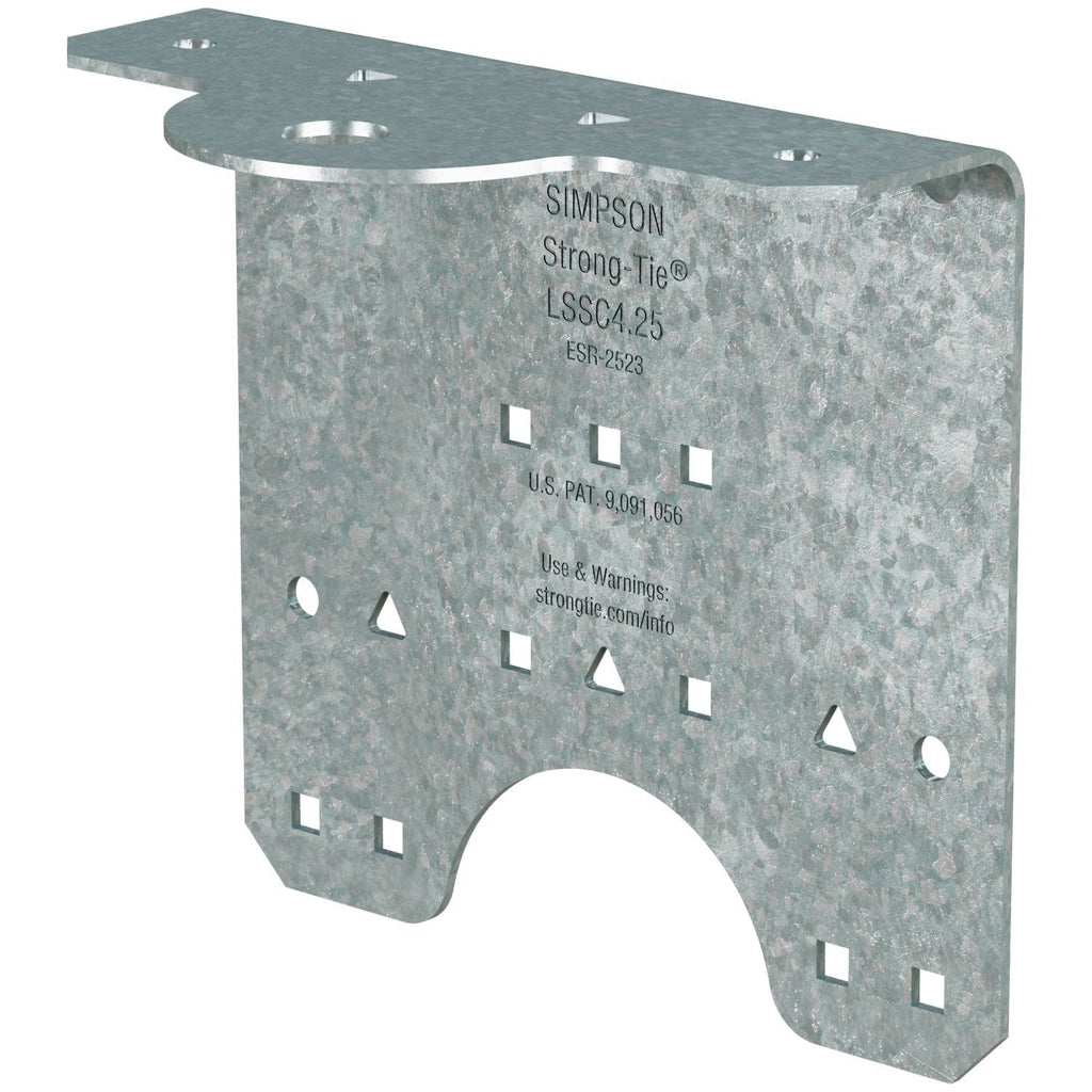Simpson Strong-Tie LSSC4.25-R50 LSSC 4-1/4-in. 16-Gauge Galvanized Steel-Stud Clip, 50-Pack