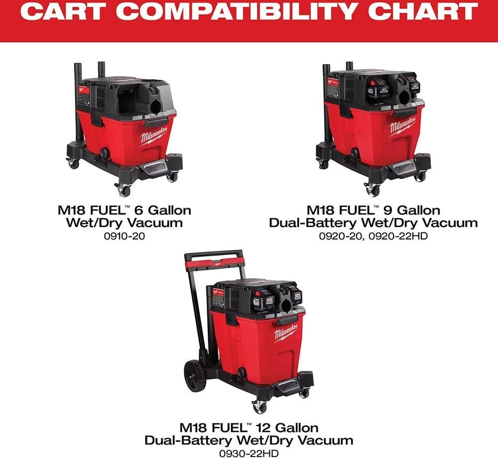 Milwaukee 0923-20 Wet/Dry Vacuum Cart