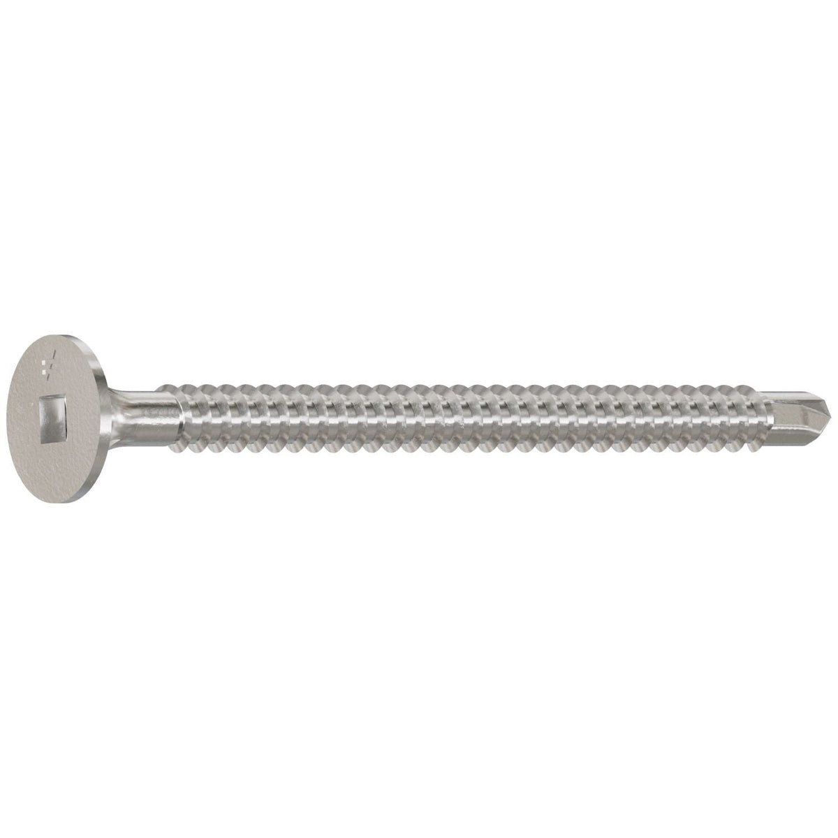 Simpson Strong-Tie F08T225WDC Self-Drilling Fiber-Cement Screw, #8 x 2-1/4-in. #2 Square Drive, Type 410, 100-Pack
