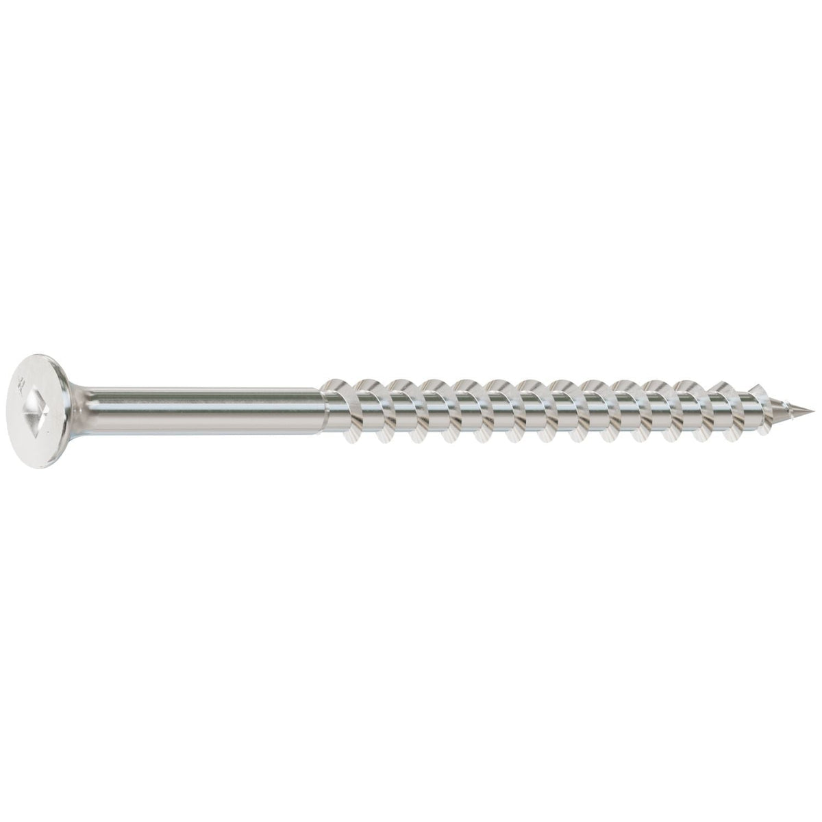 Simpson Strong-Tie T10300DBB Bugle-Head Wood Screw, Square Drive, #10 x 3-in. #2 Square, Type 316, 1500-Pack