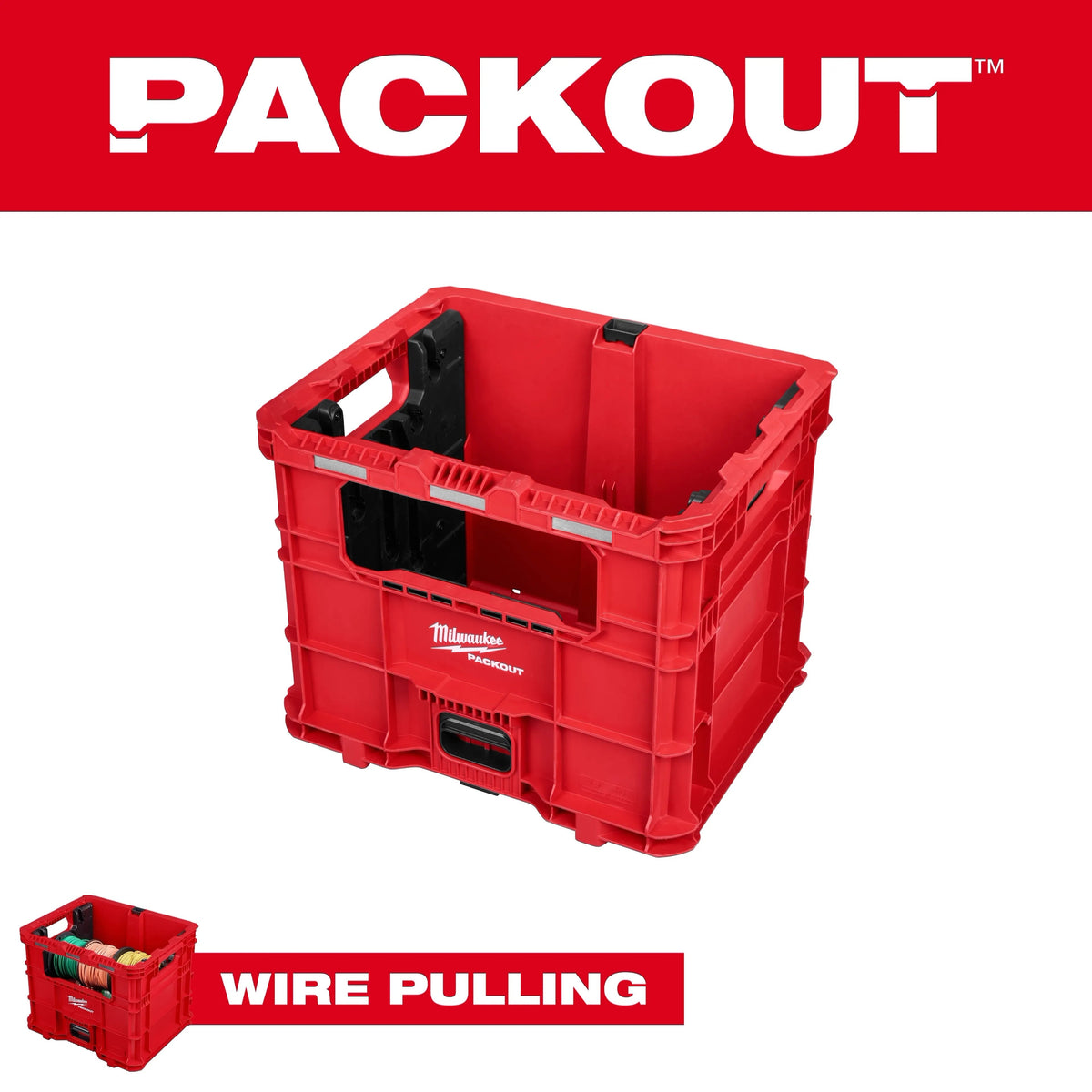 Milwaukee 48-22-8043 PACKOUT Wire Pulling XL Crate