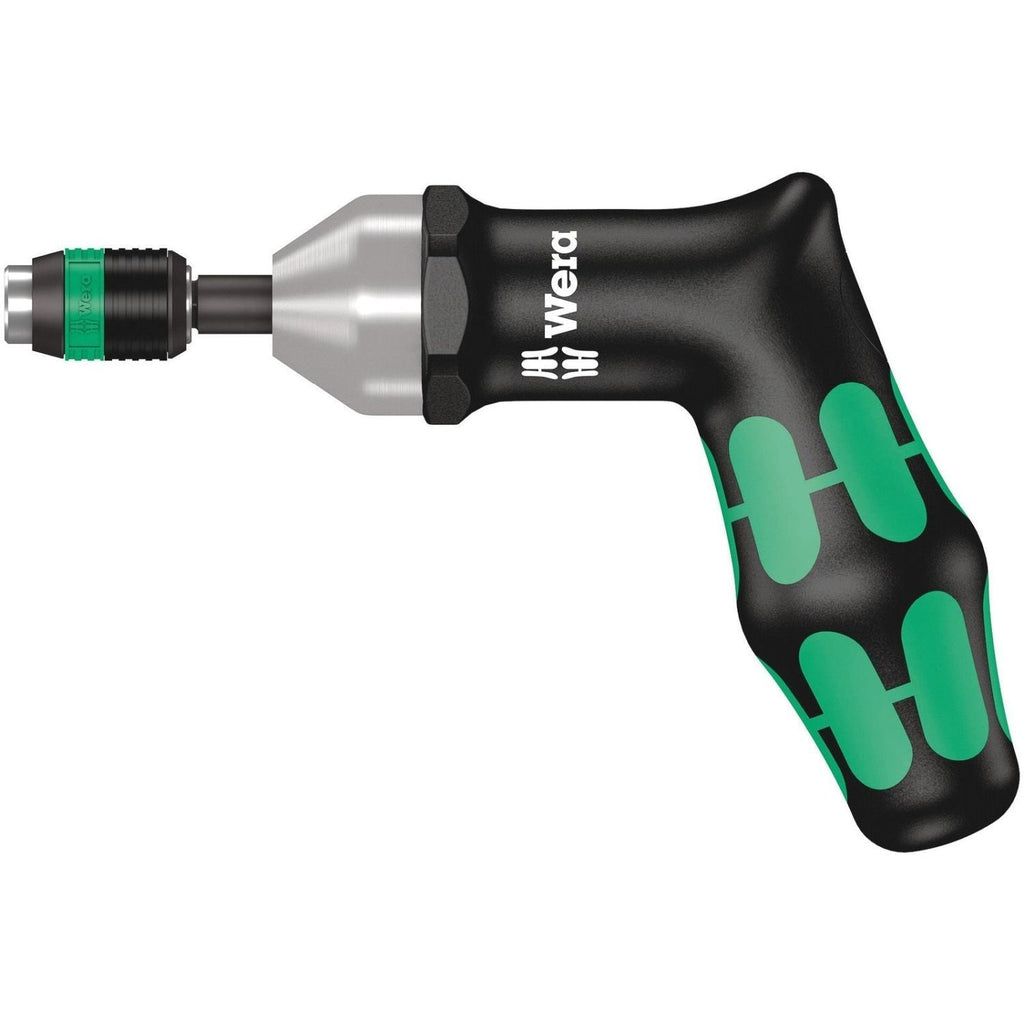 Wera 7400 Series Kraftform Torque Screwdrivers, With Factory Pre-Set Value (3.0-8.8 Nm) And Rapidaptor Quick-Release Chuck, Pistol Handle, 7463x4.0 Nmx4.0-8.8 Nm