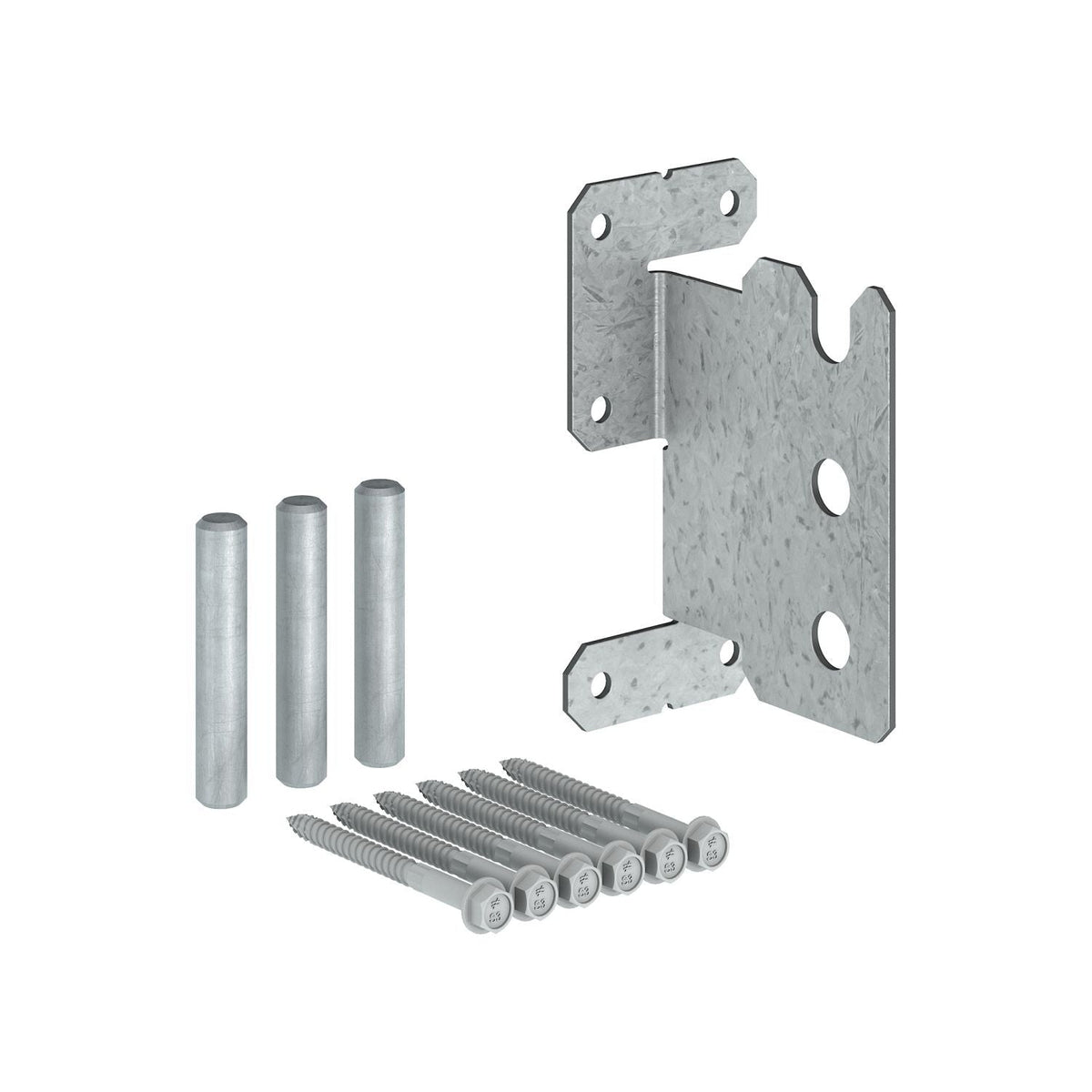 Simpson Strong-Tie CJT3ZS CJTZ 12-Gauge ZMAX Galvanized Concealed Joist Tie with (3) Short Pins