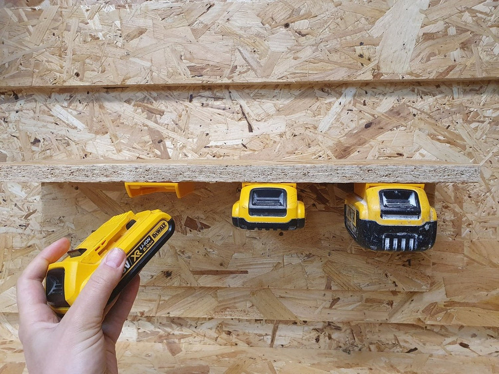 StealthMounts Battery Mounts for DeWALT 20V and Flexvolt, 6-Pack