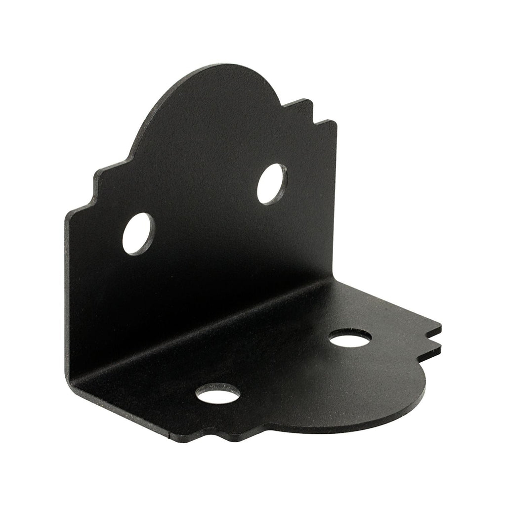 Simpson Strong-Tie APA6 Outdoor Accents Mission Collection ZMAX, Black Powder-Coated 90° Angle for 6x