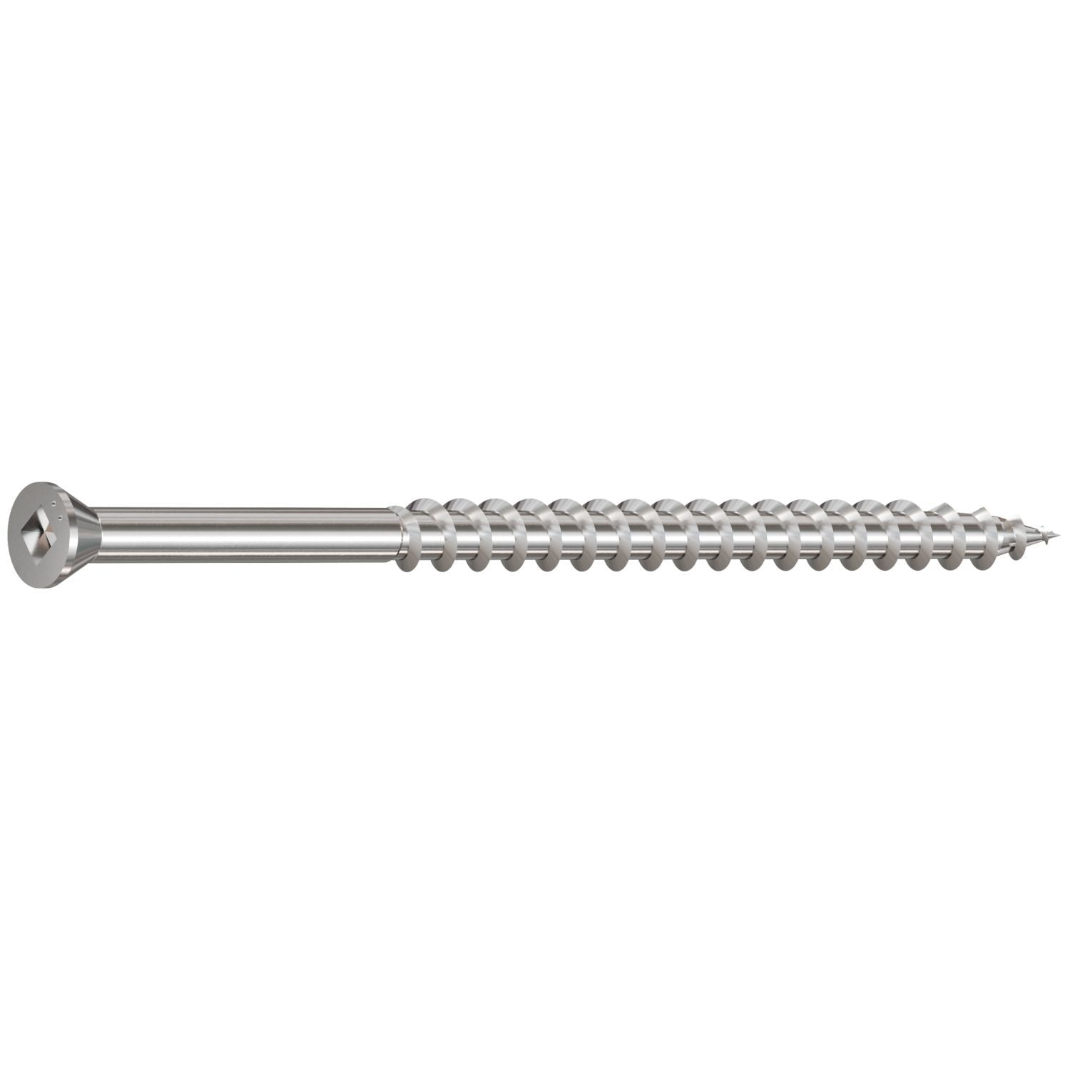 Simpson Strong-Tie S07C300PAK Trim-Head Screw, Square Drive, #7 x 3-in. #1 SQ, Type 305, 350-Pack