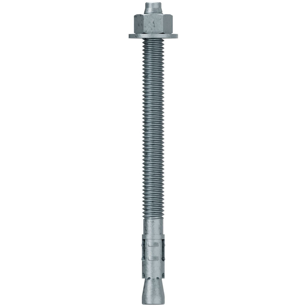 Simpson Strong-Tie STB2-37500MGF50 Strong-Bolt 2, 3/8-in. x 5-in. Mechanically Galvanized Wedge Anchor, Fully Assembled, 50-Pack