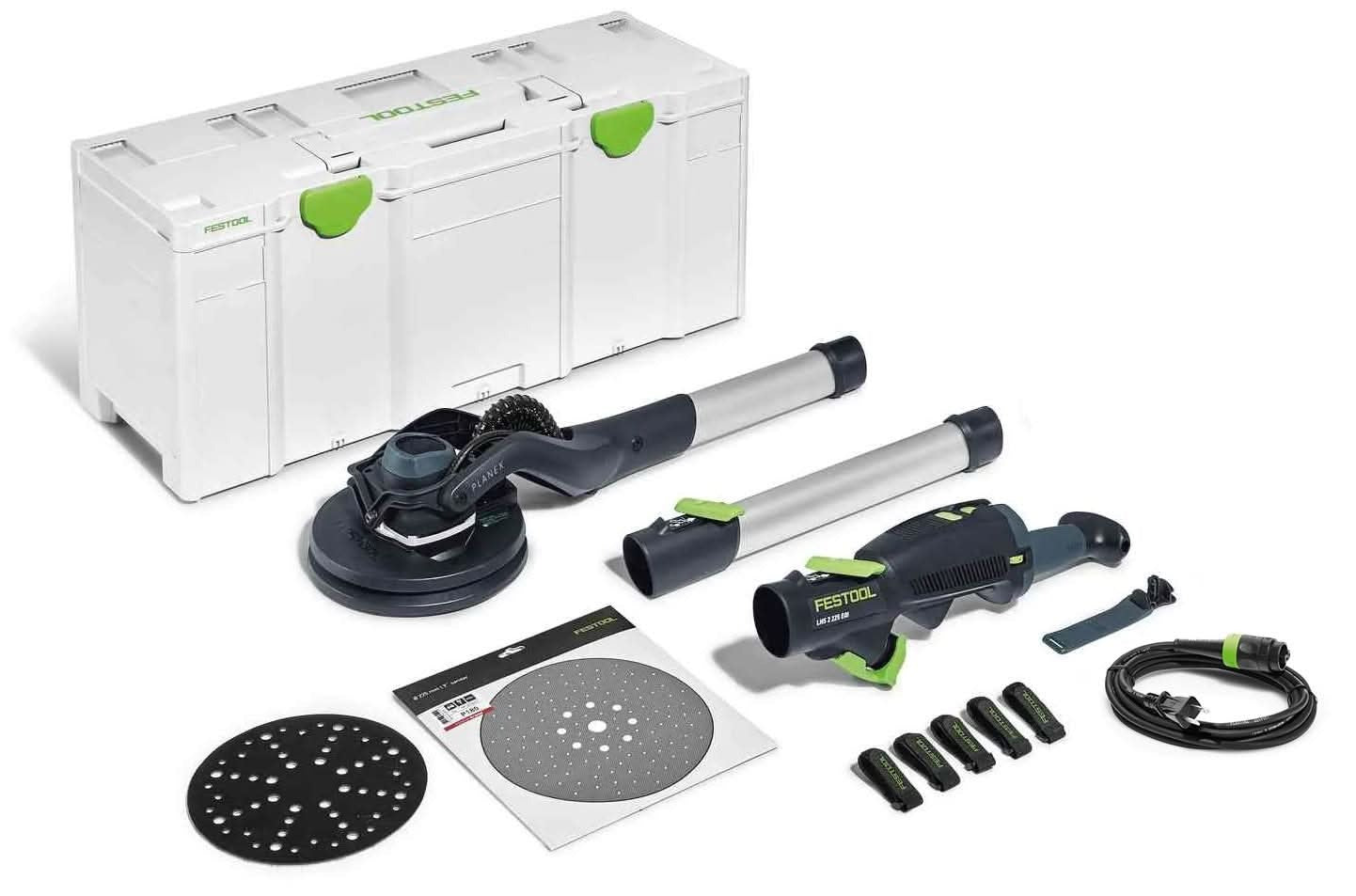 Festool Planex 2.0 Long-Reach Sander Set w/ Granat Abrasive Value Set Systainer